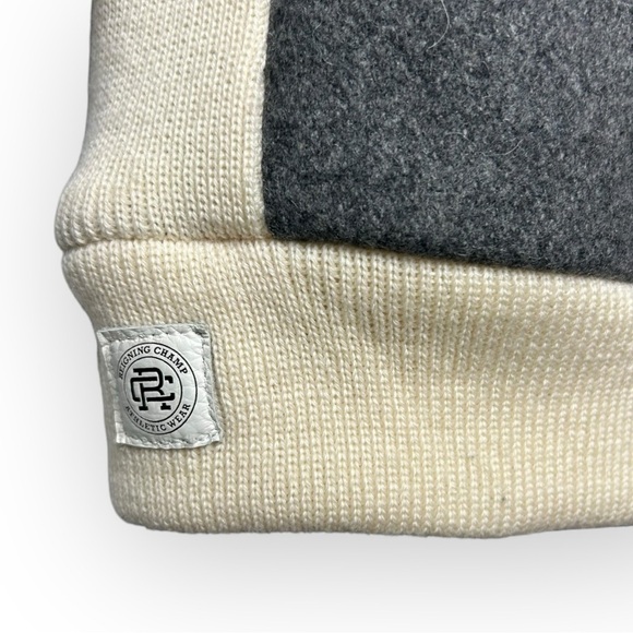 Reigning Champ Grey Melton Wool Varsity Jacket XS - Picture 7 of 13